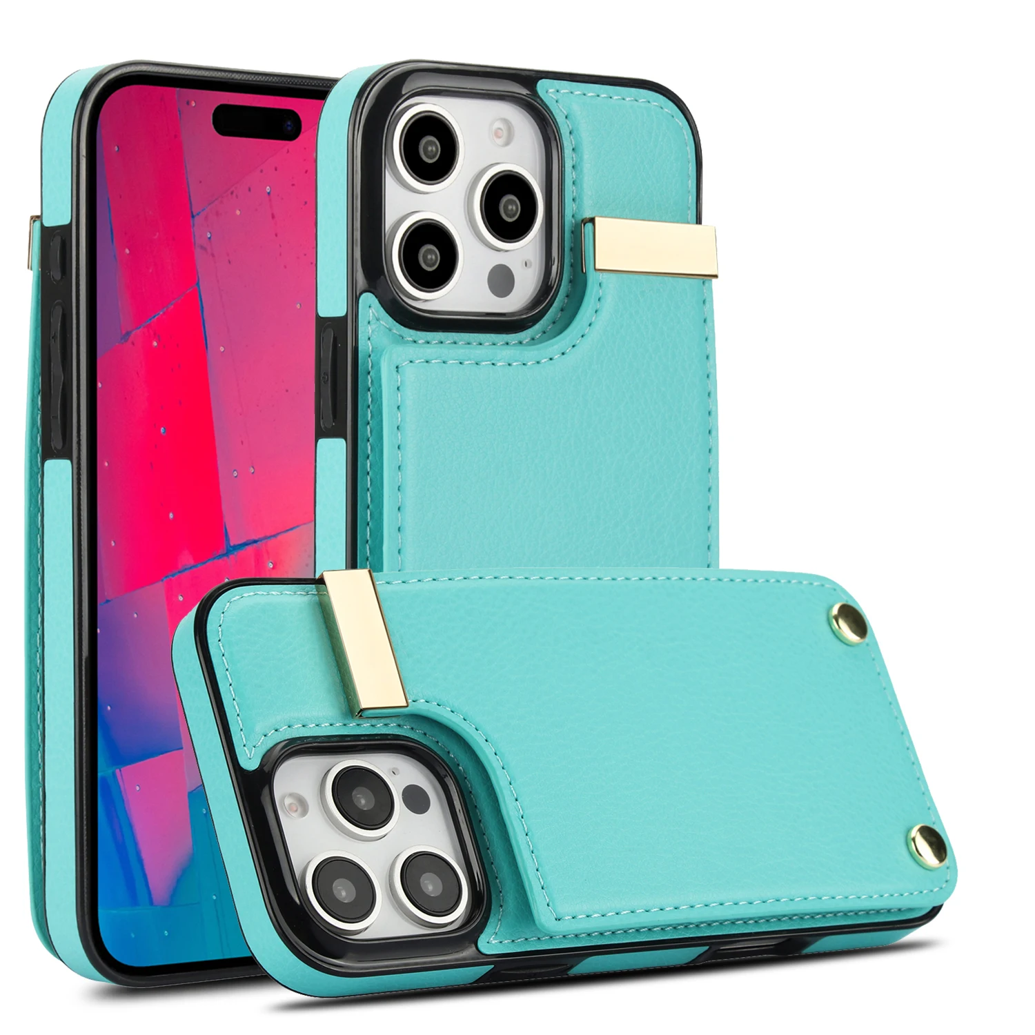 

Luxury Leather Wallet Card Slot Phone Case For iPhone 16 15 14 Plus 13 Pro 12 11 X XS Max XR SE promax Purse Flip Stand Cover