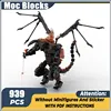 마법의 반지 Moc 빌딩 블록 마법사의 저주 모델 기술 블록 유명 장면 장난감 DIY 조립 휴일 선물 세트 4