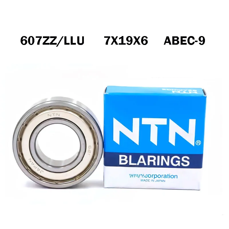 

10PCS Japan NTN Original 607Z Bearing ABEC-9 607ZZ 607LLU Ball Bearing 7x19x6 High Speed Deep Groove 607Z Ball bearings