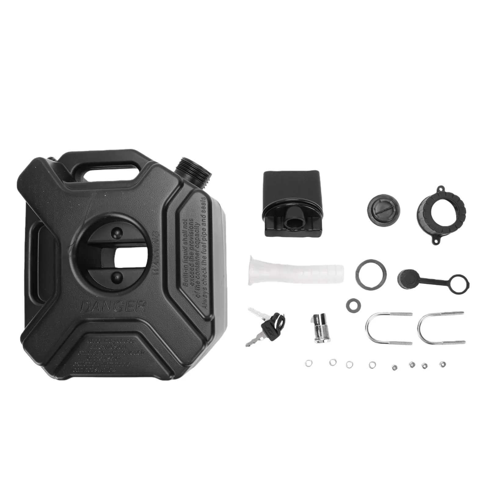 Portable Fuel  with Locking Mounting Upgraded Bracket Mounting 2 Keys 3L  for Motorcycle Car SUV ATV