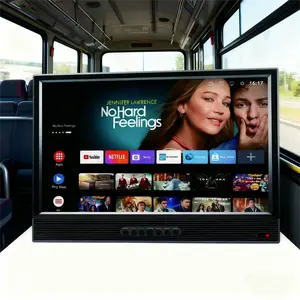 Bilashmart Portable Android LED HDTV Smart TV Camping Car Bus 14 20 12V/24V DVB T2 ISDB T ATSC Tuner USB Port Battery Optional