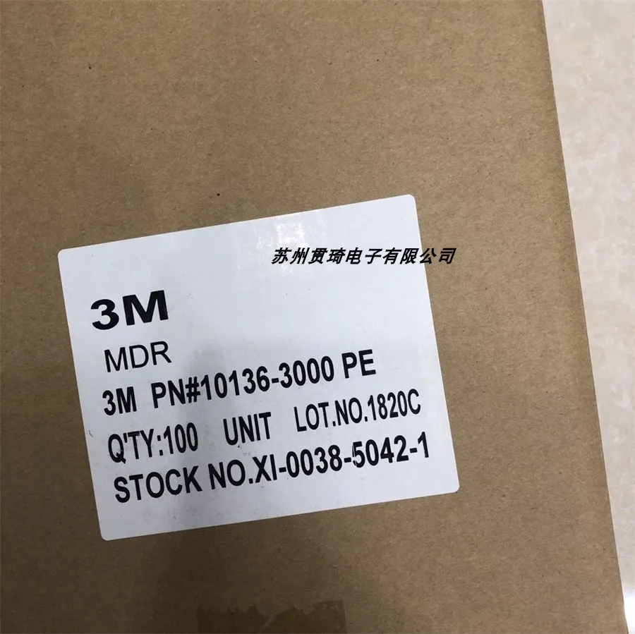 100/lot 10136-3000PE 36PIN Connector 100% New and Original