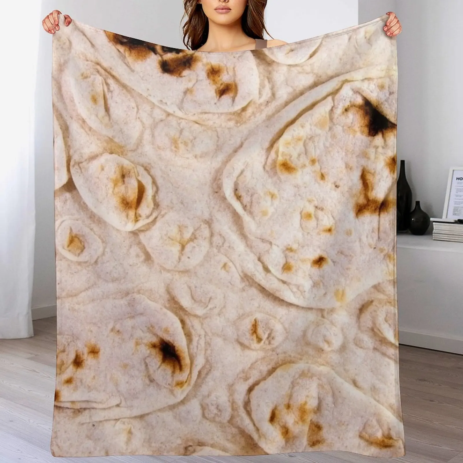 

Lavash Bread Pattern Throw Blanket Beach Luxury St Blankets