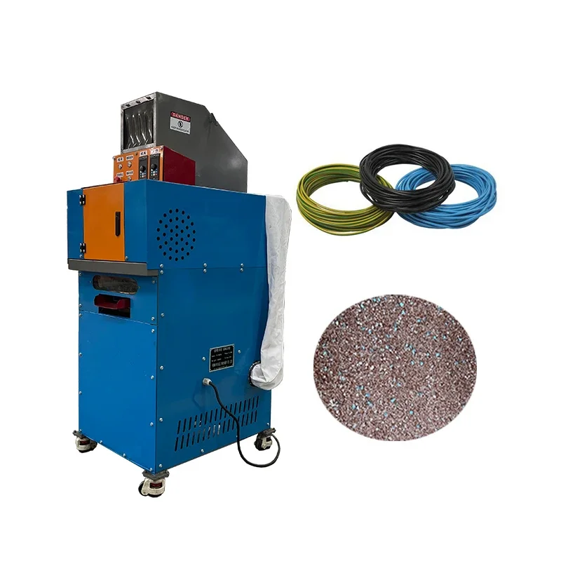 For 60kg/h 99% Sorting Rate Miracle Mini Recycling Machine Copper Wire Granulator Scrap Metal Shredders