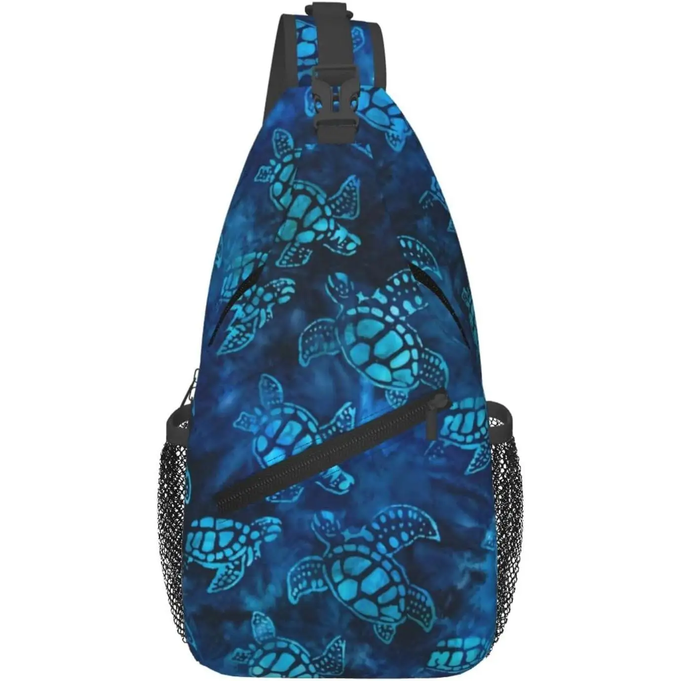 حقيبة ظهر عصرية للرجال من Sea Turtle Sling، حقيبة كتف كروس على الصدر للسفر والمشي لمسافات طويلة Daypack حقيبة صدر للمشي لمسافات طويلة #1