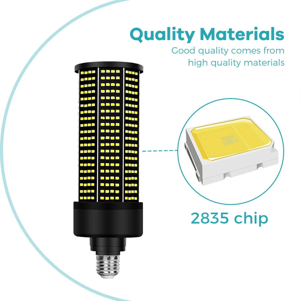 120W LED Corn Light Ceiling Chandlier Bulbs E27/E26 Indoor Bulb Home Study Room Living Room High Brightness Lighting No Flicker