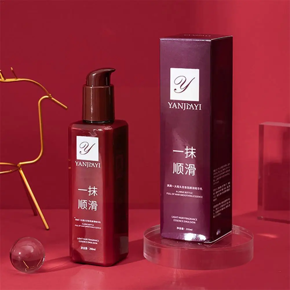 YANJIAYI 200ml Hair Smoothing Leave-in Conditione Smooth Conditioner Leave-in Hair Cream Essence Treatment Haircare Hair Essence