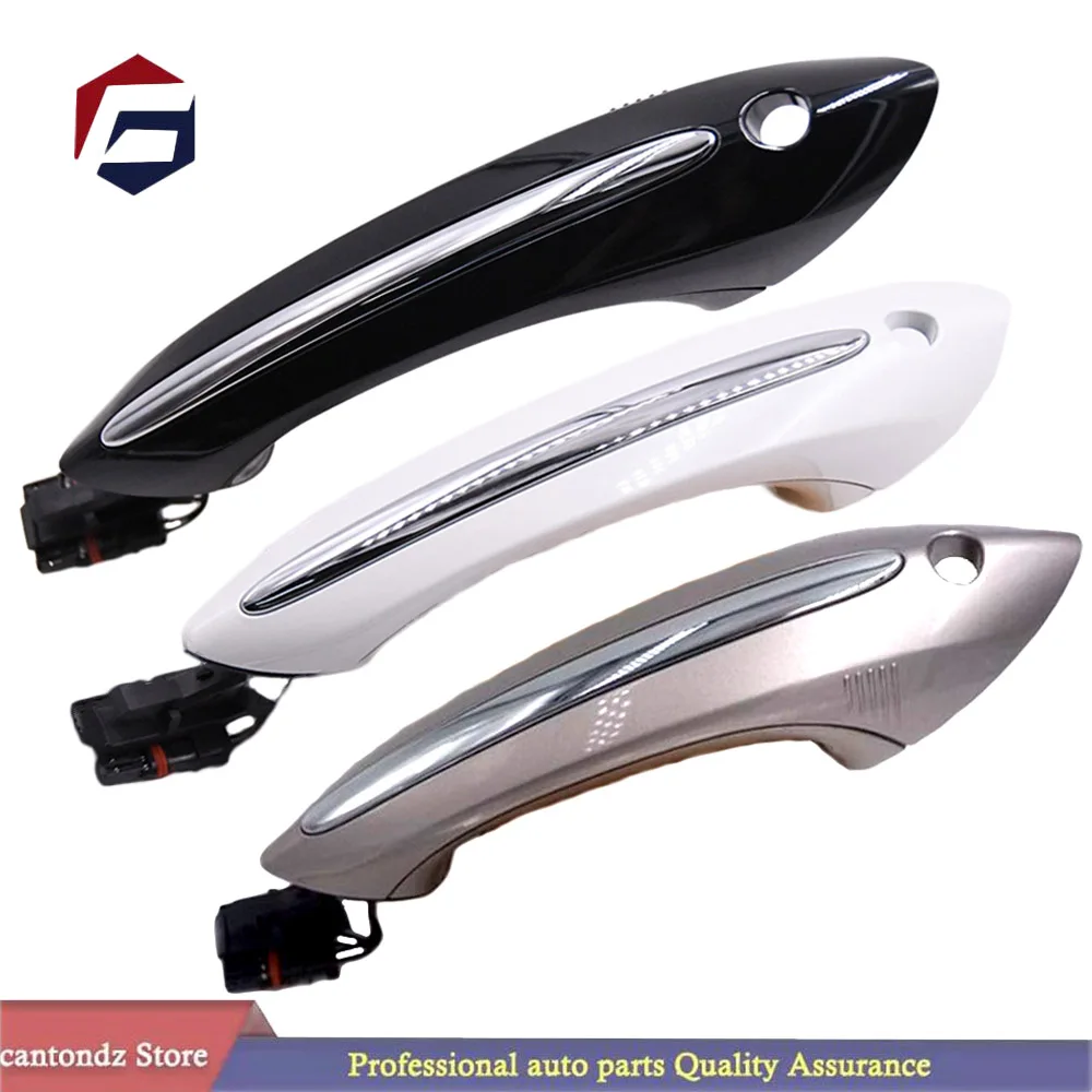 For BMW F07 F10 F06 F11 F01 F03 F04 Car Exterior DOOR HANDLE Keyless Entry Front Rear Left Right black/champagne/pearl white