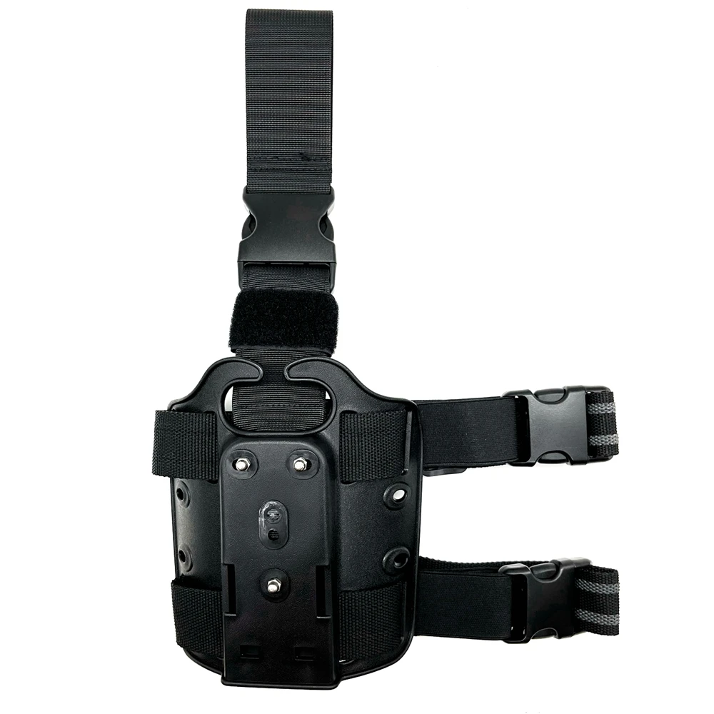 Leg Rig táctico negro hasta el muslo con panel porta-fundas – Airsoft - imagen 5