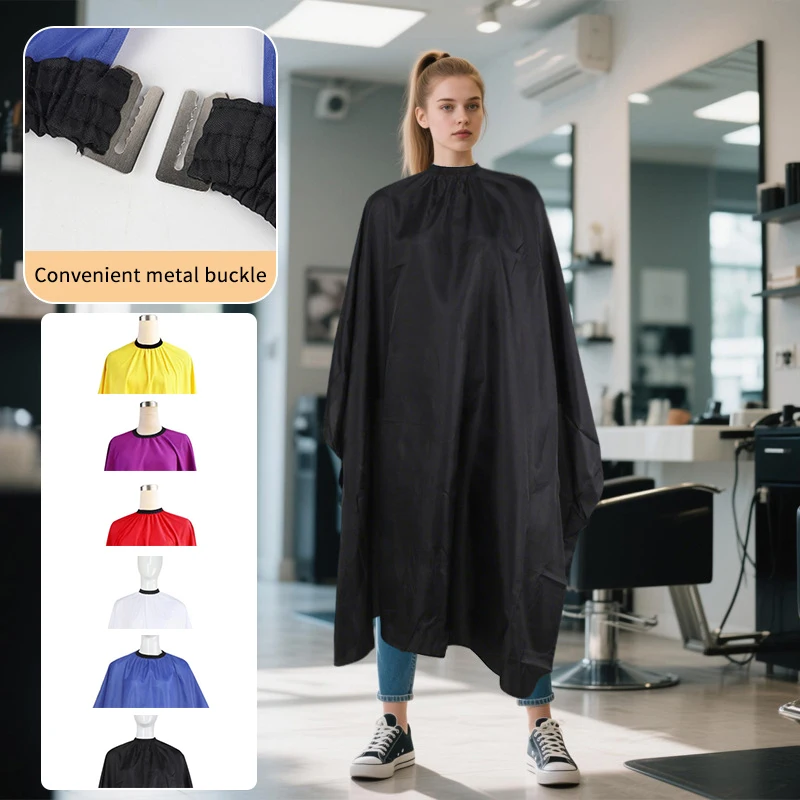 140*120cm Hair Cutting Gown Barber Salon Gown Cape Hairdresser Hair Cutting Waterproof Cloth Tools Hairdressing Dress Cape Apron