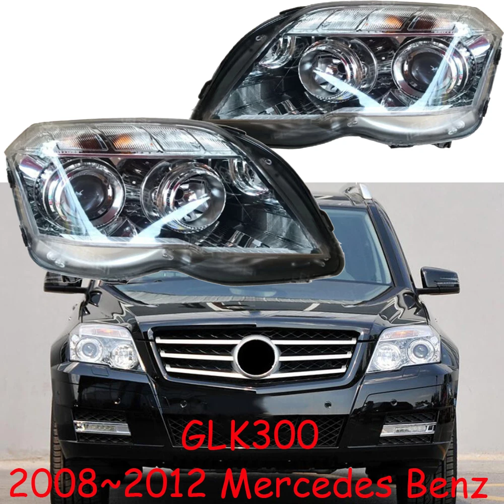 1pcs car bumper headlamp for Mercedes Benz W204 headlight glk260 glk300 2008～2012y accessories for Benz W204 fog light