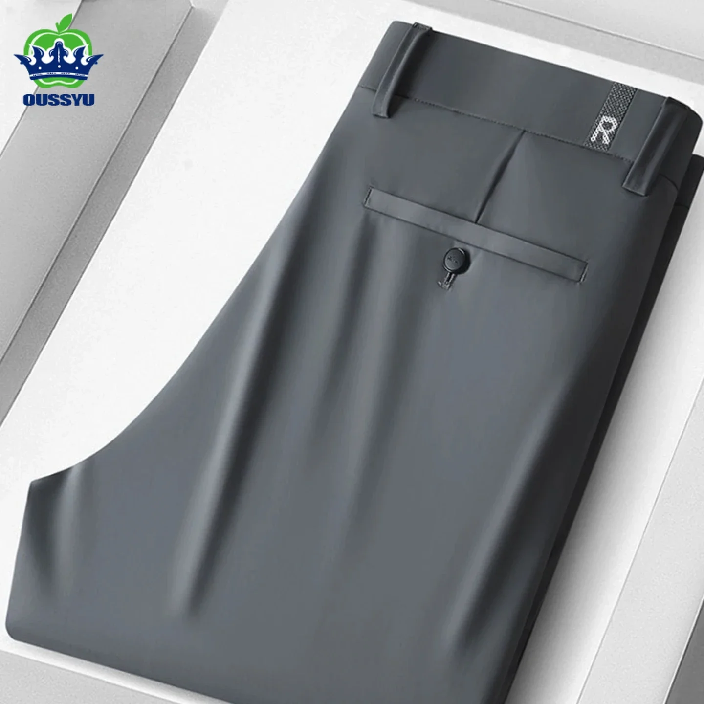 

Good Quality Summer Thin High Stretch Men's Casual Pants Sports Straight Jogging Work Office Long Suit Trousers Plus Size 40