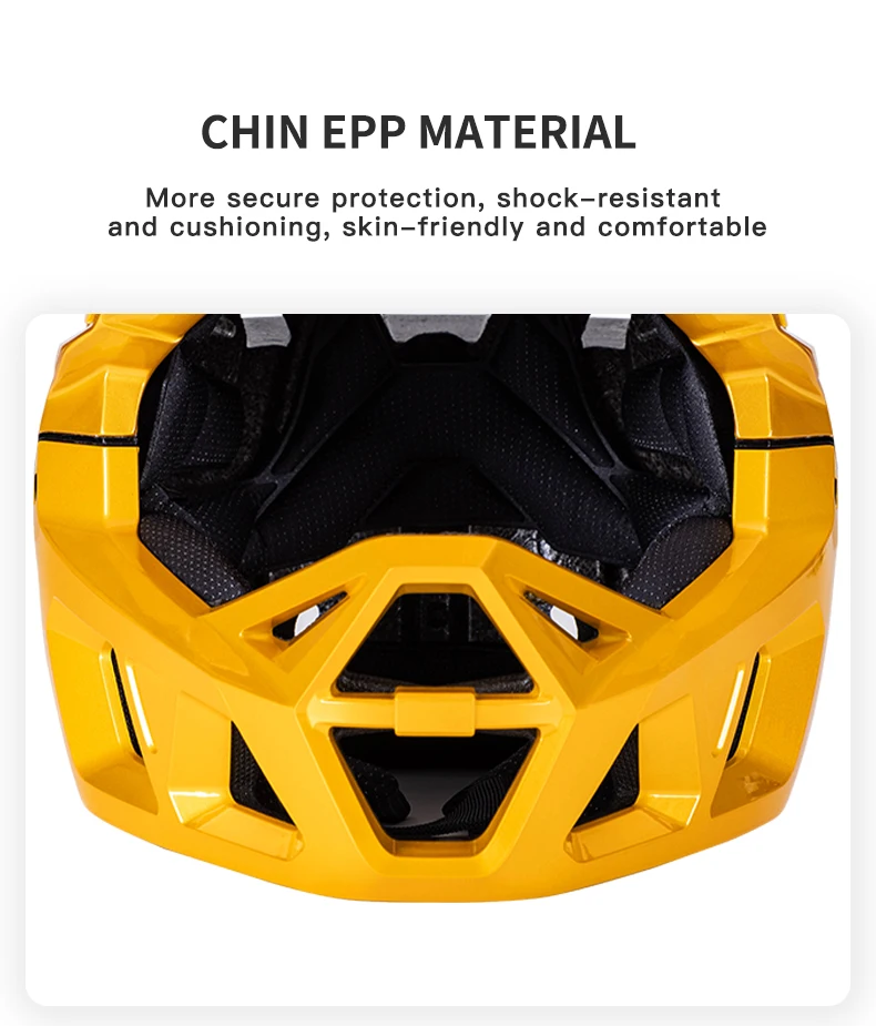 SEEKER Fahrradhelm, Renn-, Downhill-, Mountainbike- und Straßenhelm, einteiliger, vollständig abdeckender Offroad-Integralhelm – Detail 9