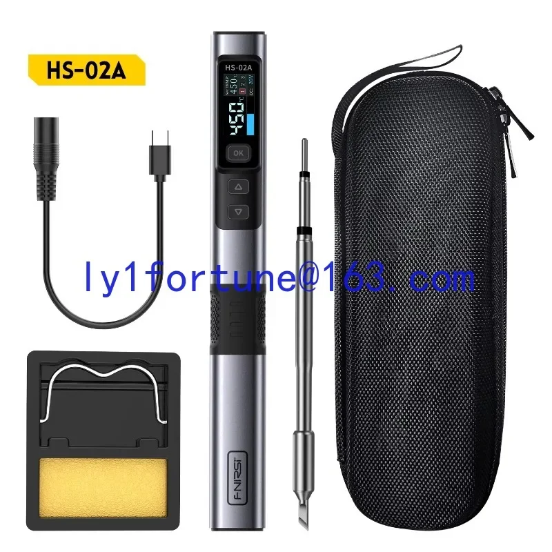 HS-02 DC 24V 100-450 degree welding solder rework station PD 100W adjustable temperature electric soldering iron