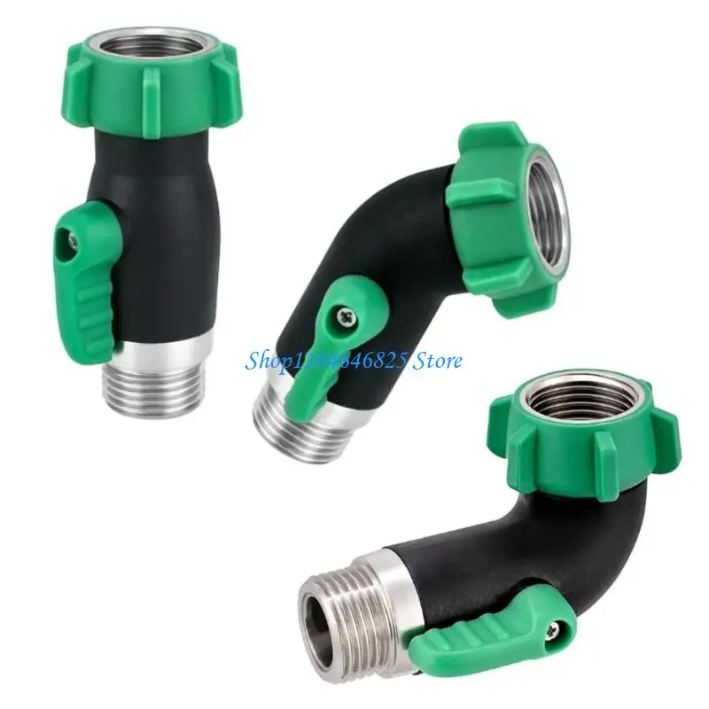 

3/4-дюймовые полнопоточные шаровые краны для садового шланга, прецизионный соединитель для регулировки расхода, запорные клапаны