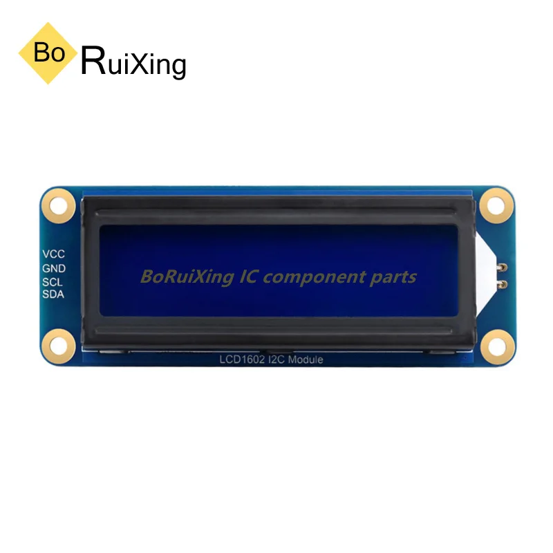 Imagem -04 - Módulo de Exibição Retroiluminado Lcd Torta de Framboesa Branco Fundo Azul Esp32 Lcd1602 3.3v 5v 1pc Lot