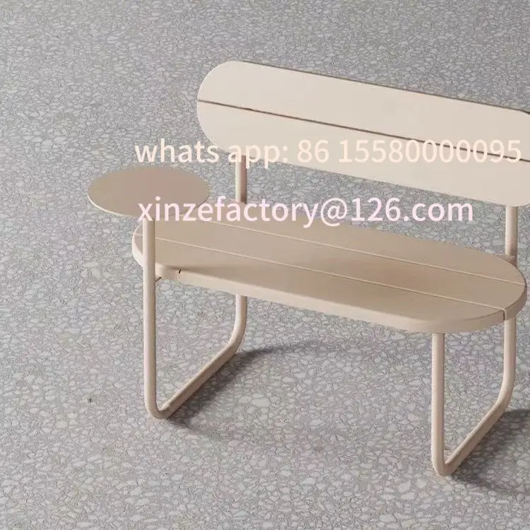 Metal exterior customizável do banco do lazer do parque