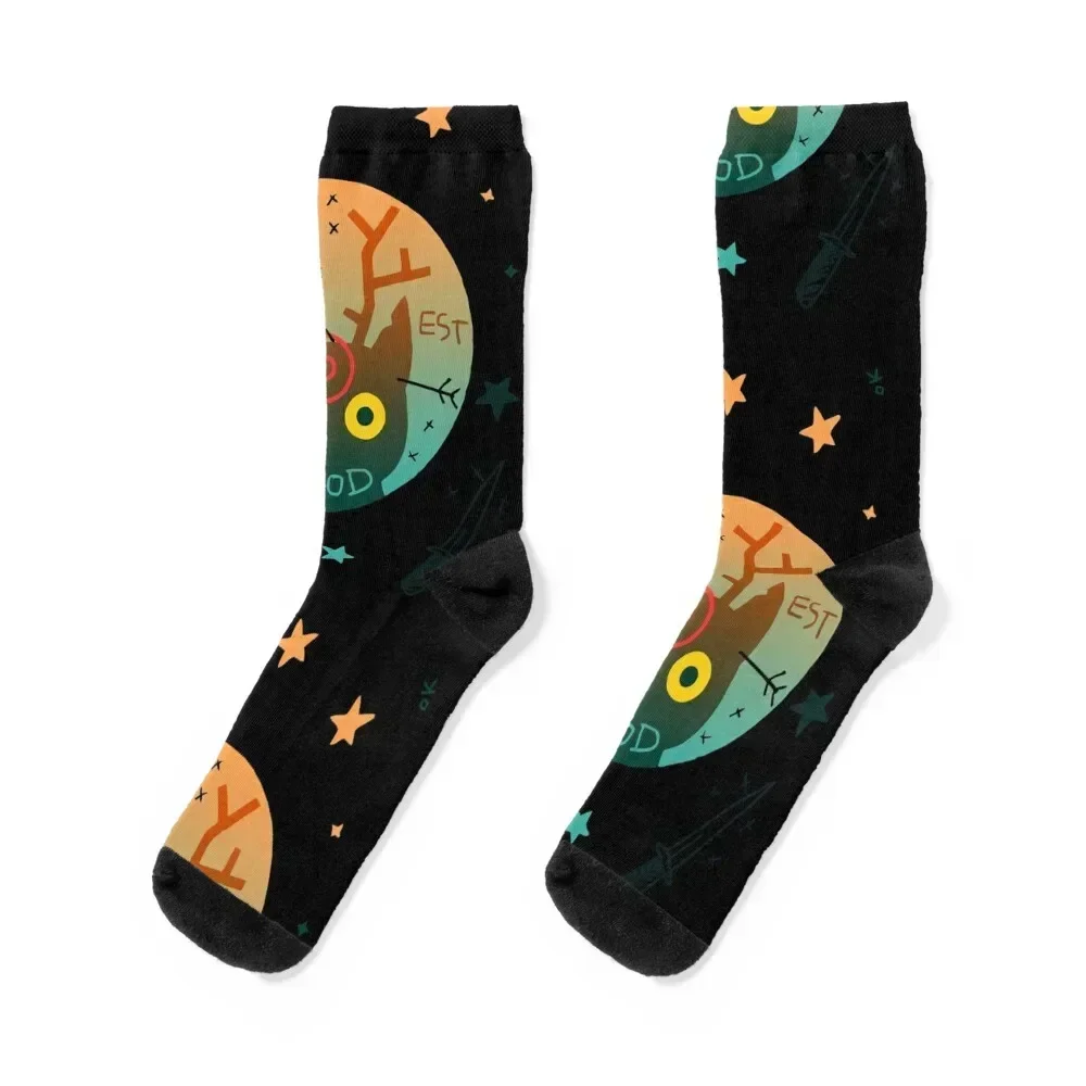 Night In The Woods Forest God Socks Antiskid soccer Non-slip Soccer Christmas Male Socks Women's