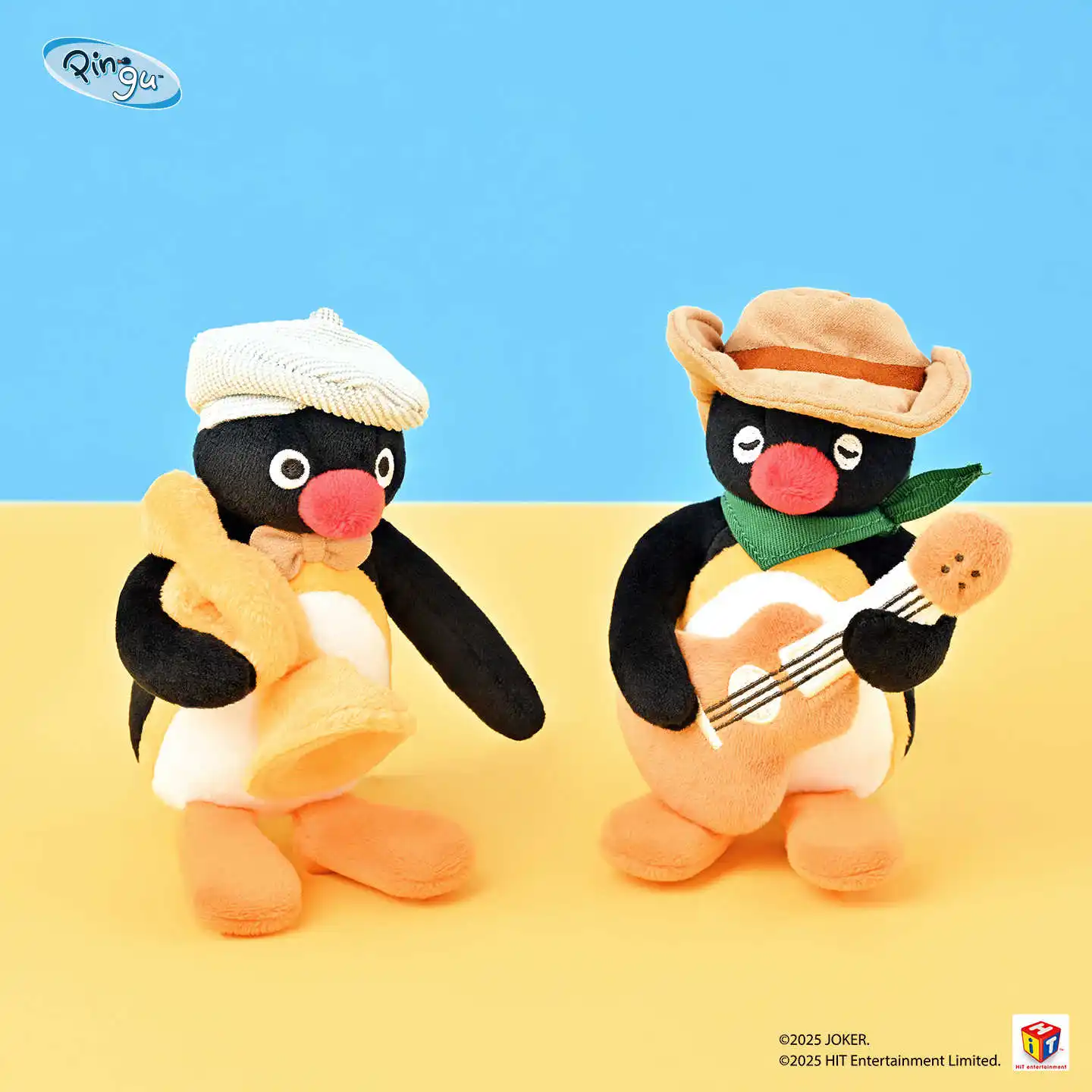 Original Pingu Plush Keychains Music Series Doll Bag Decoration Gift Penguin Animal Anime Peripheral Children Christmas Toys