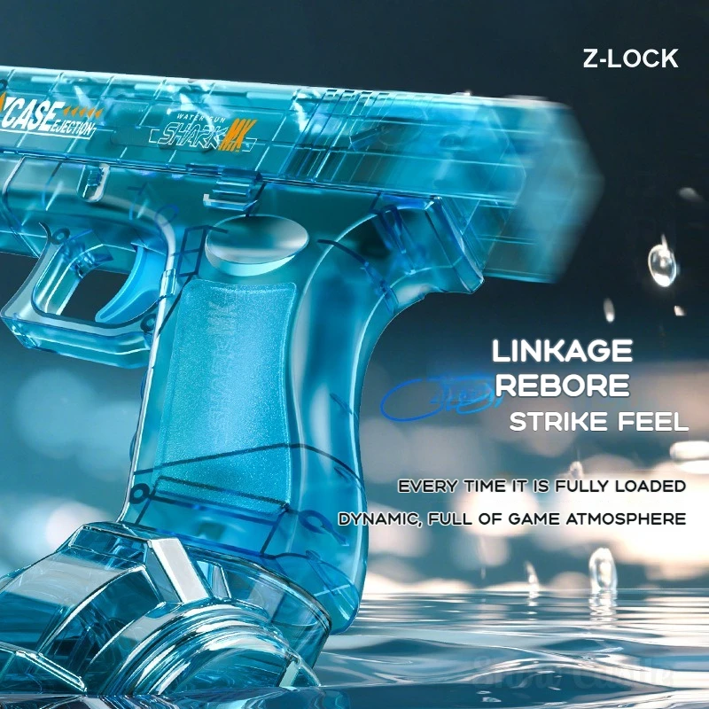 2025 الصيف الساخن M416 مدفع المياه التلقائي بالكامل لعبة اطلاق النار الصيف معركة الشاطئ الترفيه في الهواء الطلق لعب الأطفال والكبار