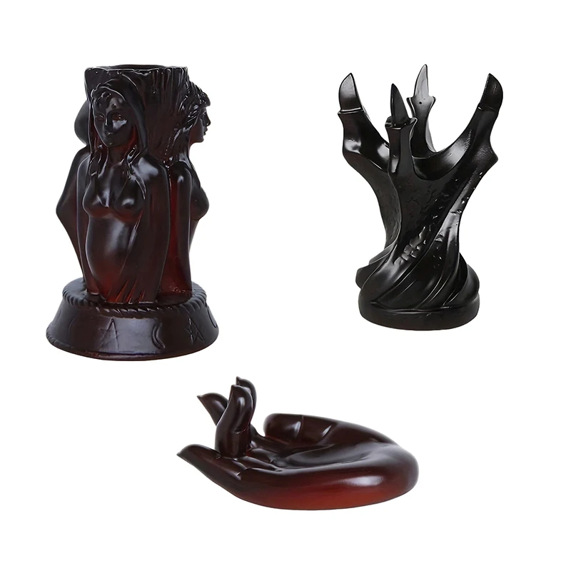 1 قطعة القط كريستال الكرة حامل القطط شكل المجال حامل الثلاثي المصري قاعدة عرض تمثال راتنج تمثال مكتب ديكور المنزل