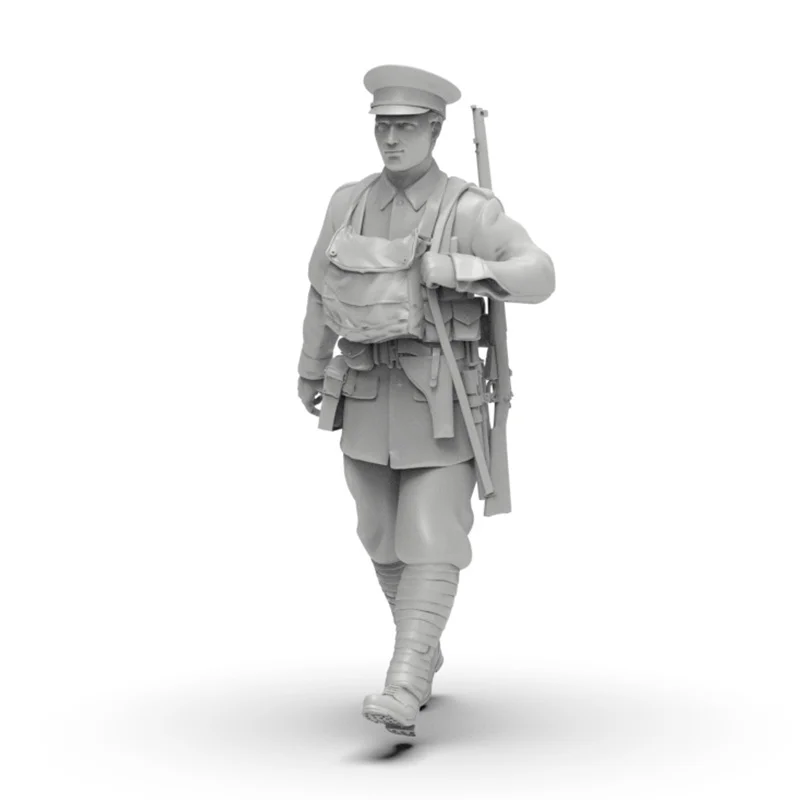 1/35 1/64 1/72 مقياس الحرب العالمية 2 بريطانيا الجندي الراتنج مايكرو مصغرة تمثال ثلاثية الأبعاد مطبوعة لعبة مجسمة المفكك غير مصبوغ عدة