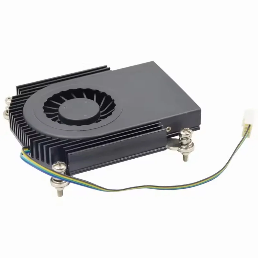 Ultra-thin NAS All-in-One Cooler 1150 Socket Side Air Outlet Heat Pipe Dual Ball Bearing CPU Heatsink Compatible i7-1700 i5-1200