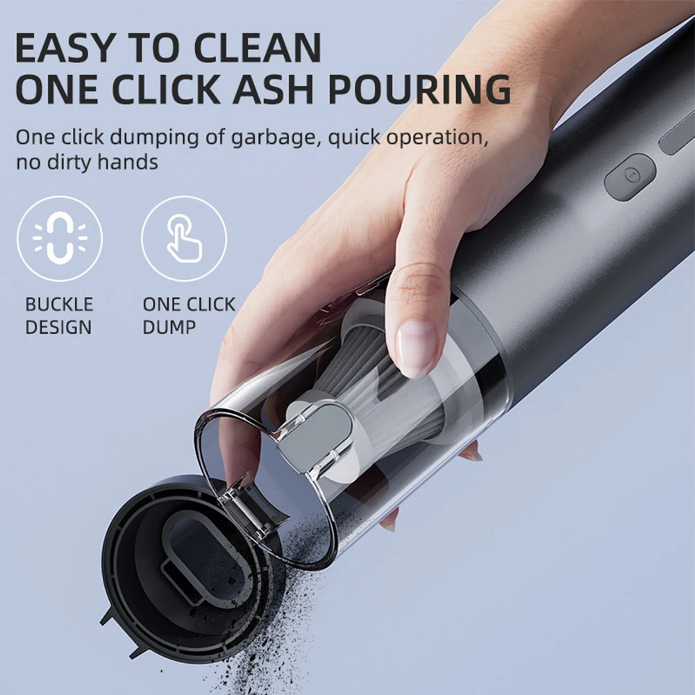

Car Vacuum Cleaner 15000Pa Strong Suction Powerful Wireless Portable Car Cleaner for Home Appliance Air Blower Handheld Cordless