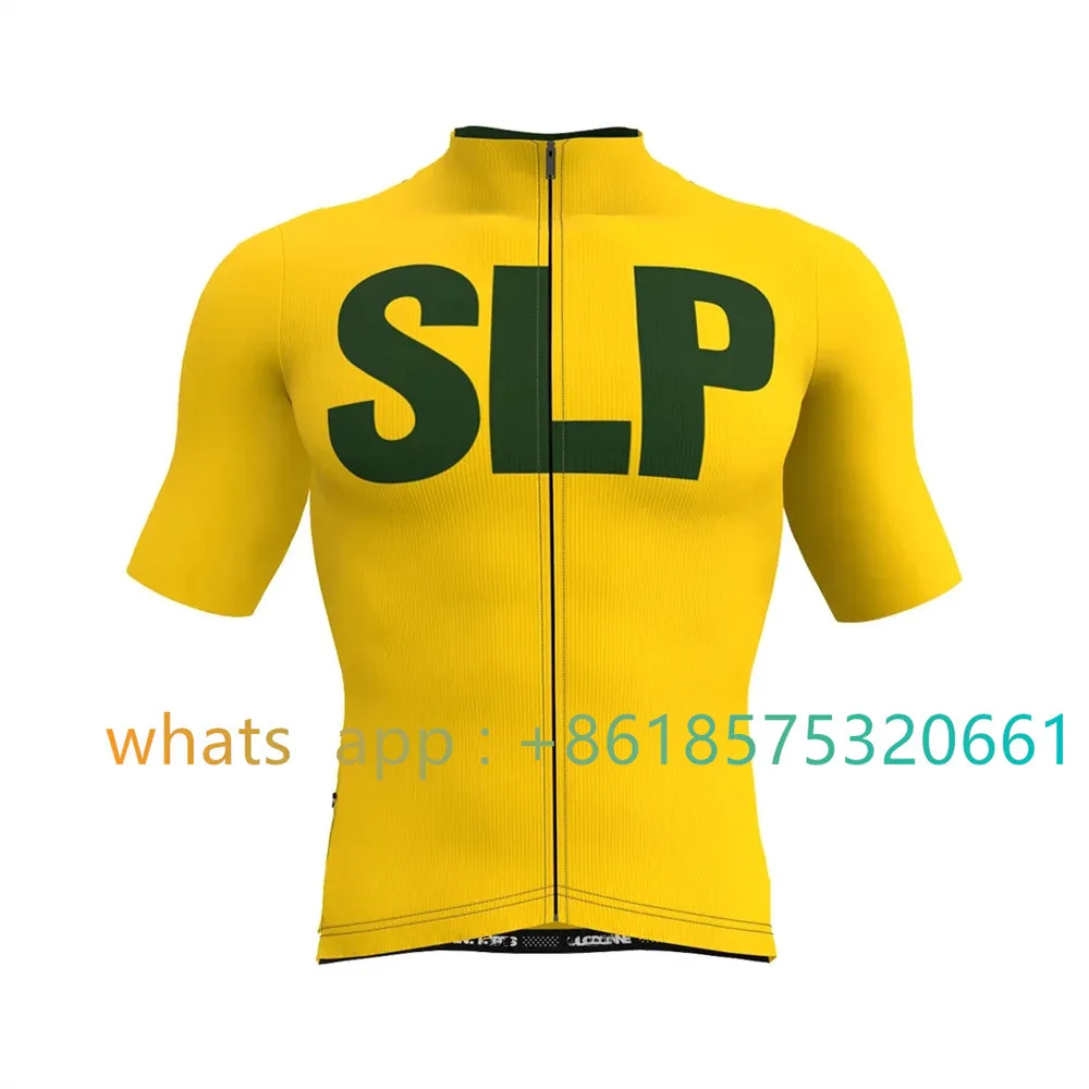 

Slopline 2023 Men's Jersey Triathlon Breathable Tops Ropa Ciclismo Maillot Road Bike Team Short Sleeve Breathable Cycling Jersey