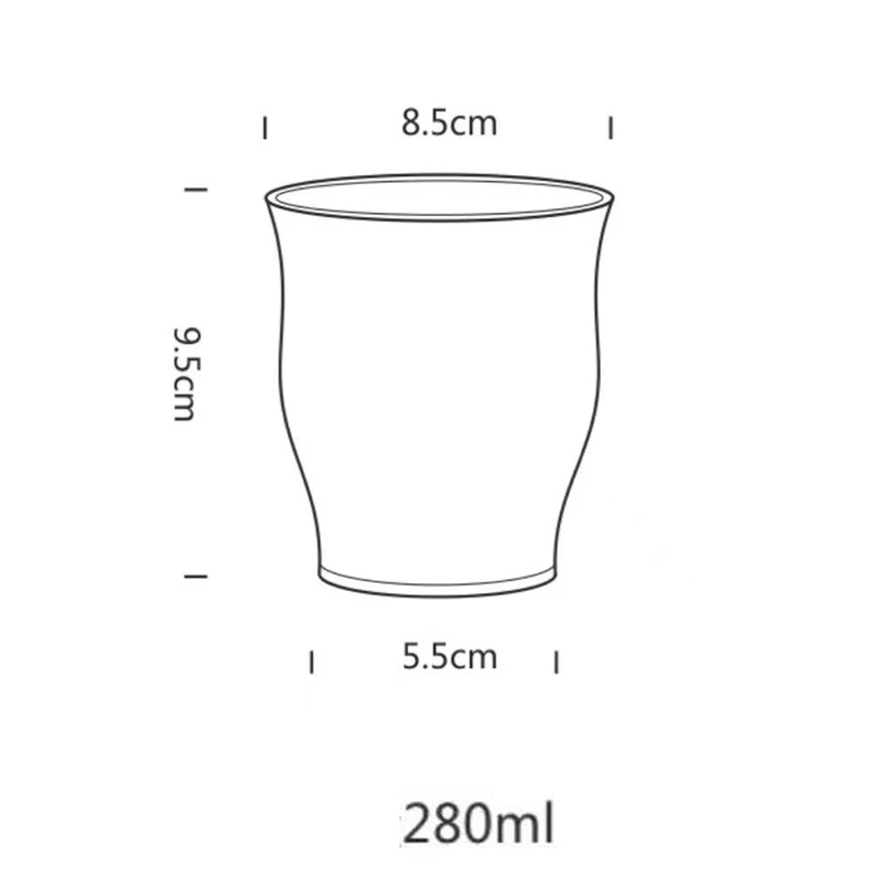 Rose Printed Glass Cup Breakfast Milk Coffee Cups Household Couple Water Mug Teacup Heat Resistance Thicken Drinkware