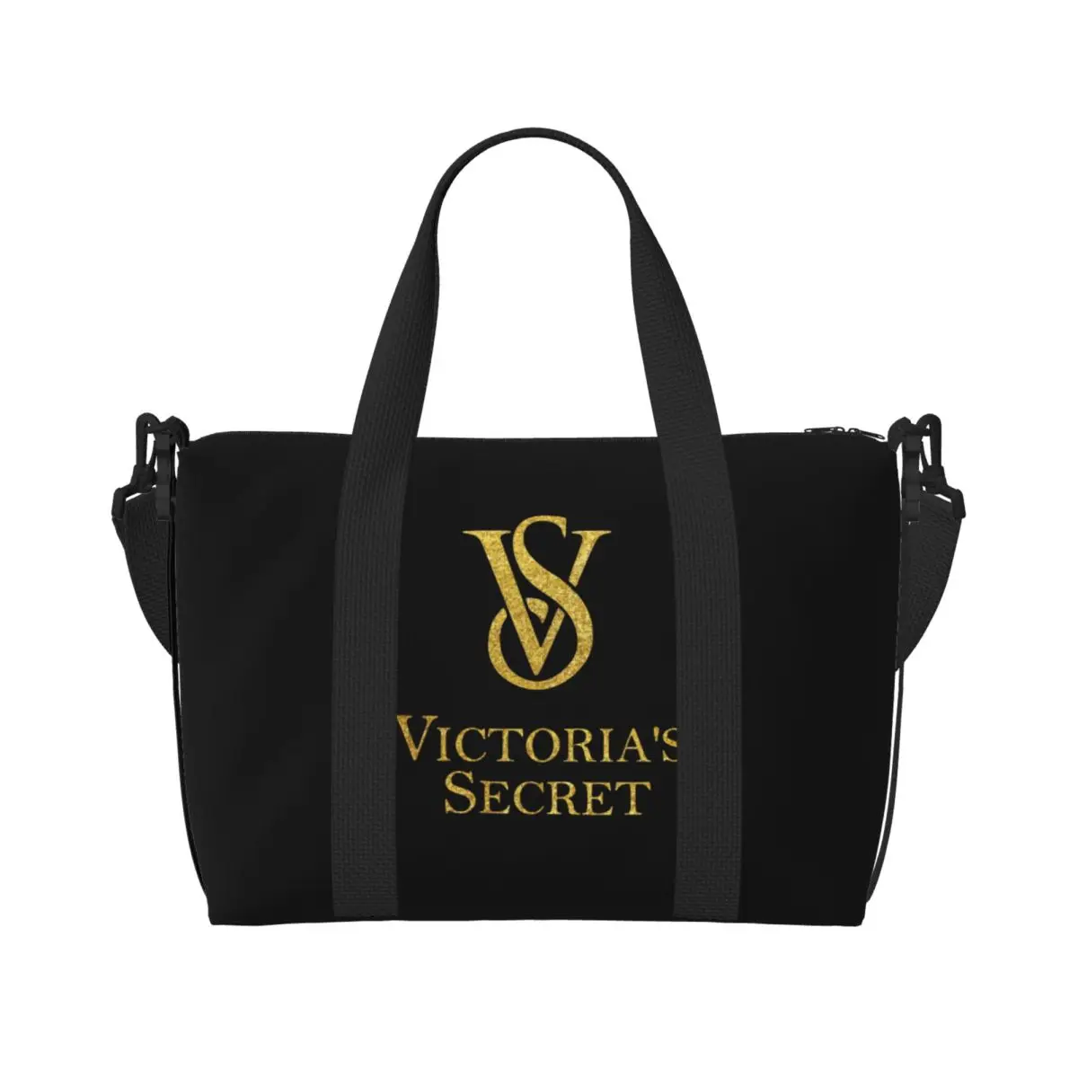 Fashion Like-Victoria-S-Secret-Style Large Capacity Travel Duffel Bag Tote Large Capacity Weekender Gym Sport Holdall