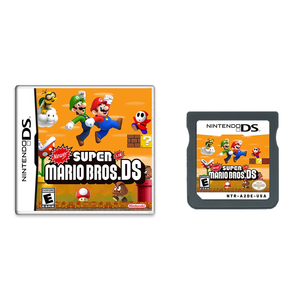 NDS Game cartridges Newer Super Mario Bros DS American version English game card Cartoon Game Collection Cartridge gift