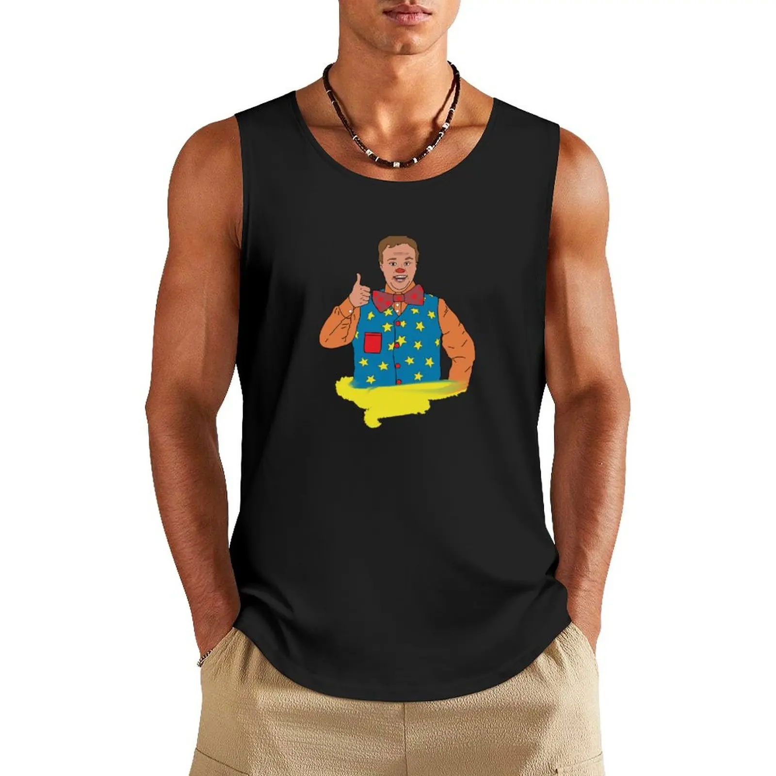 Mr Tumble Justin Fletcher Something Special Cut Out Tank Top Sleeveless men Vest for boy anime t-shirts