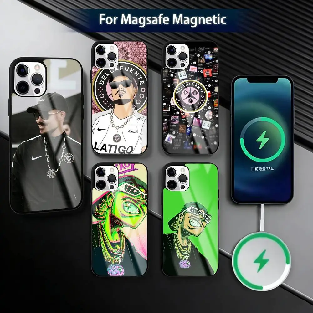 

Dellafuente F-FC Phone Case For iPhone17,16,15,14,13,12,11 Plus,Pro Magnetic For Magsafe Wireless Charging