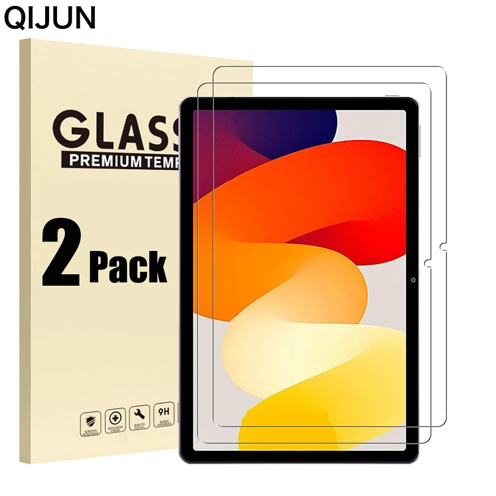 2Pcs Tempered HD Screen Protector for Xiaomi Redmi Pad SE 10.6 Protective Glass For Xiaomi mi Pad 5 6 Pro Mi Pad 6s Pro 12.4