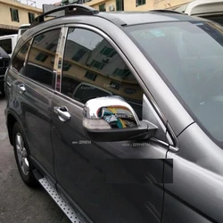 For Honda CRV CR-V 2007 2008 2009 2010 2011 ABS Chrome Rearview mirror cover trim Back Up mirror protector frame accessories