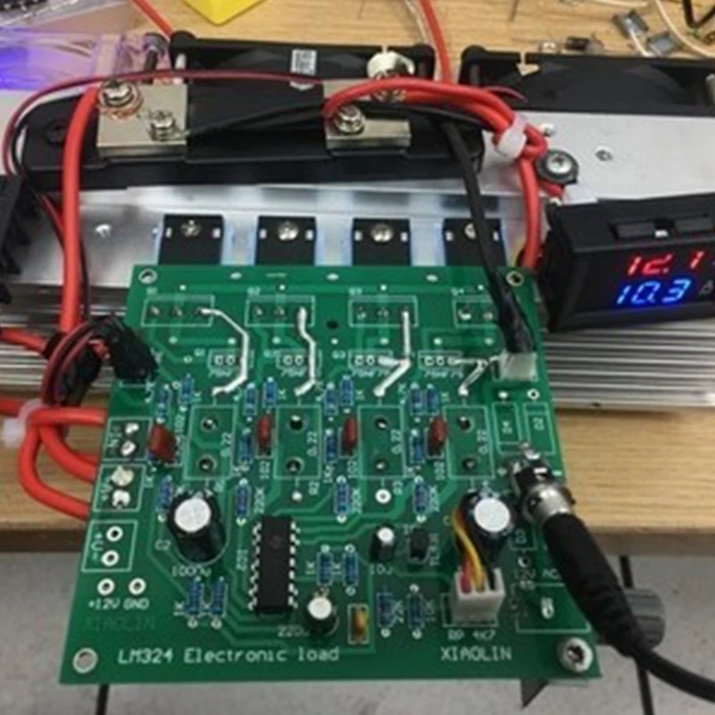 DIY Electronic Load Power 150W Simple Electronic Load Power 150W 10A / 60V 2.5A Battery Capacity Tester Breadboard Dropship