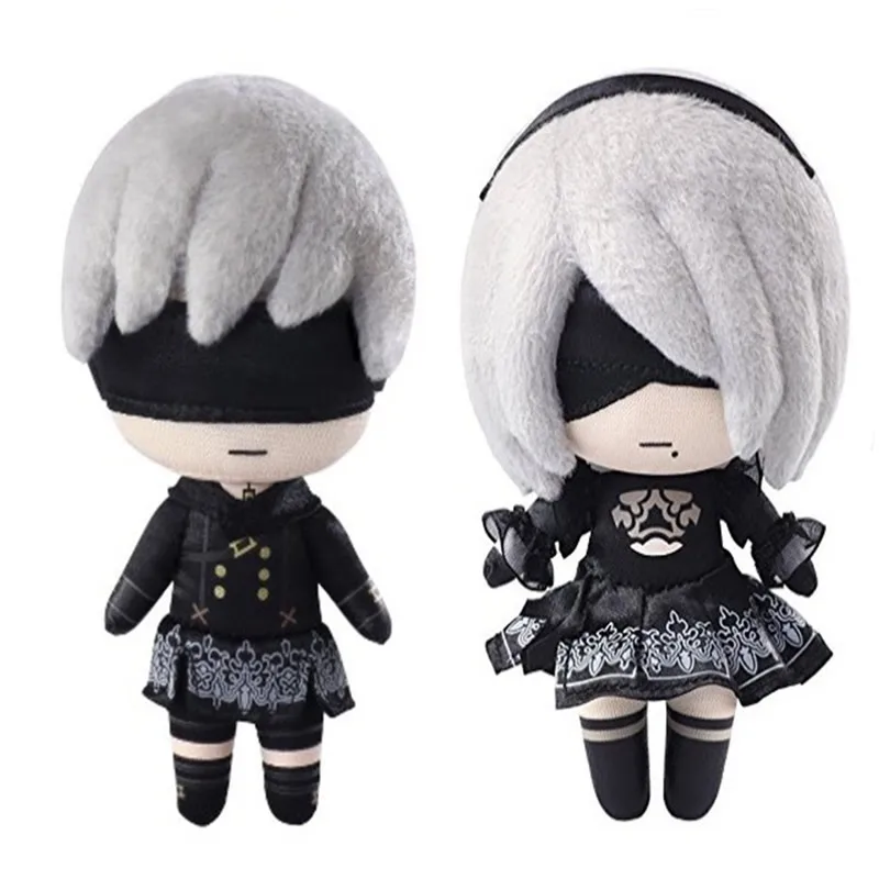 Nier:Automata 2b Plush Doll Anime Game Movie Model Dolls Cartoon Stuffed Toys Children Toys Christmas Animal Cartoon Doll Gift