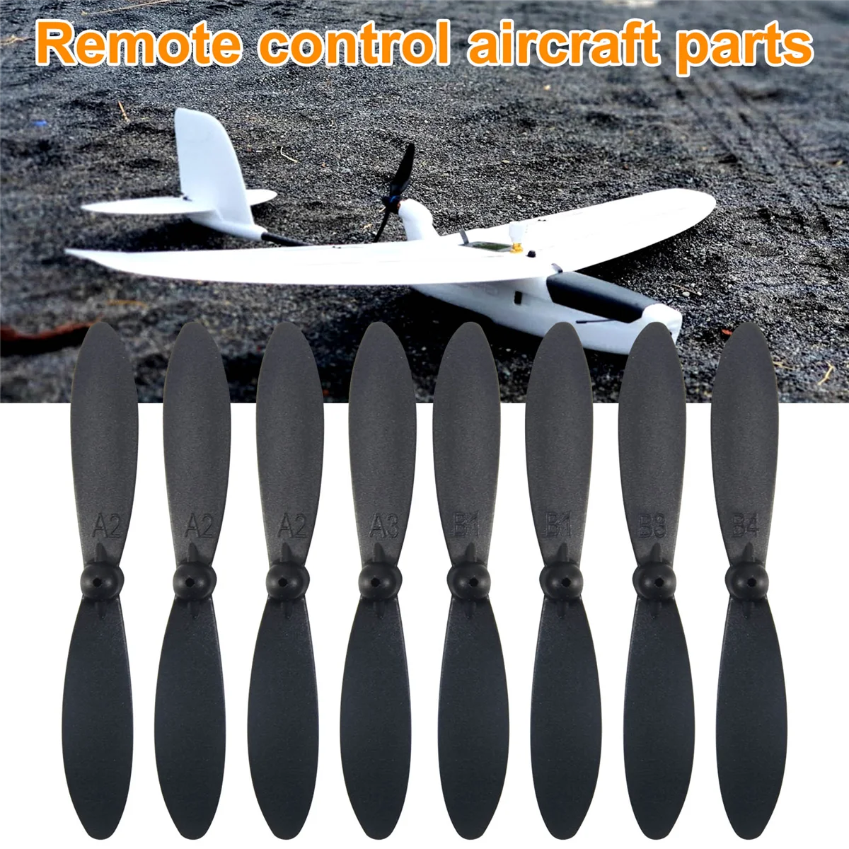 8Pcs CW CCW Blade Propeller for XK A110 A120 A130 A380 RC Plane Spare Parts