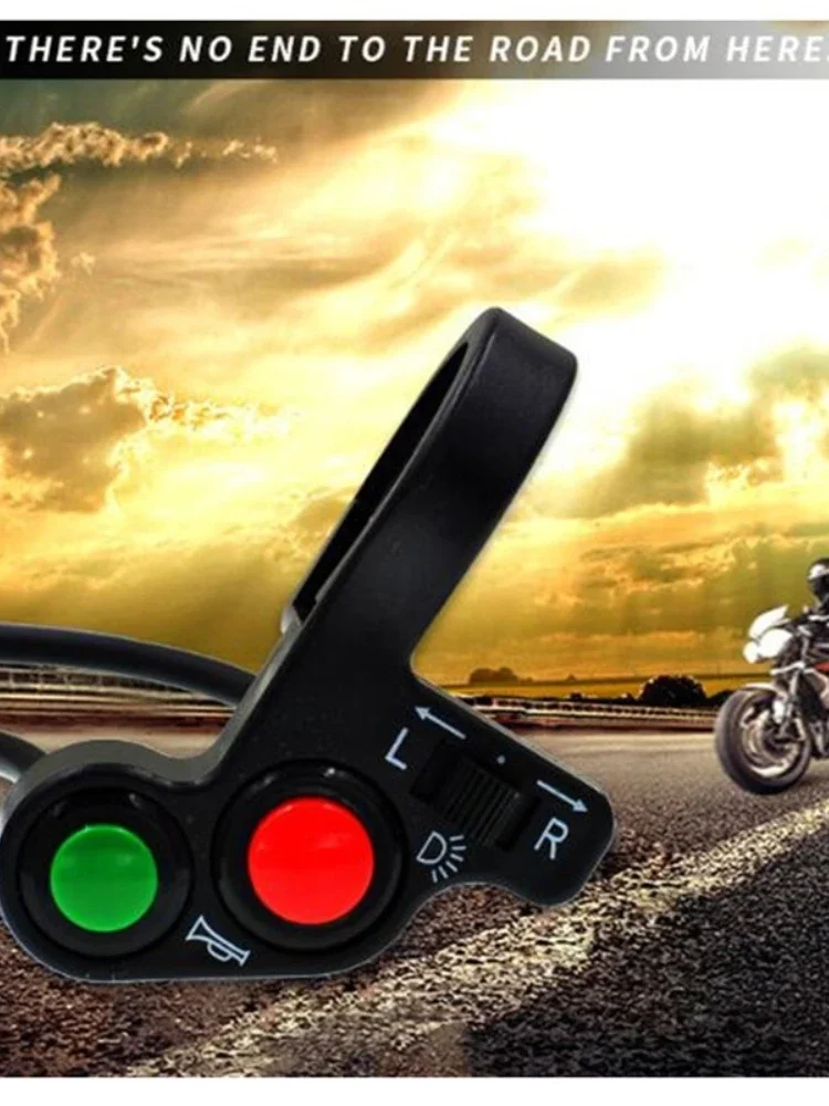 AliExpress NONE Motorcycle Handlebar Switch Electric Bike Scooter Horn Turn Signals On/Off Button Light