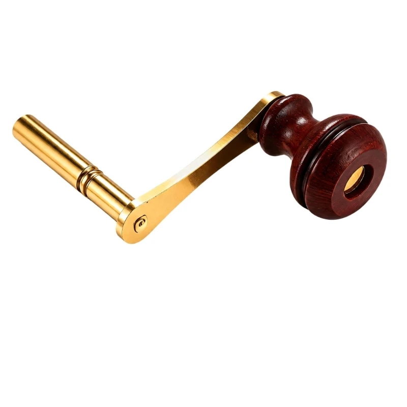 Winkelgriff-Uhrenaufzugsschlüssel 4 mm mit Holzknopf zum Aufziehen 3XUF – Detail 1