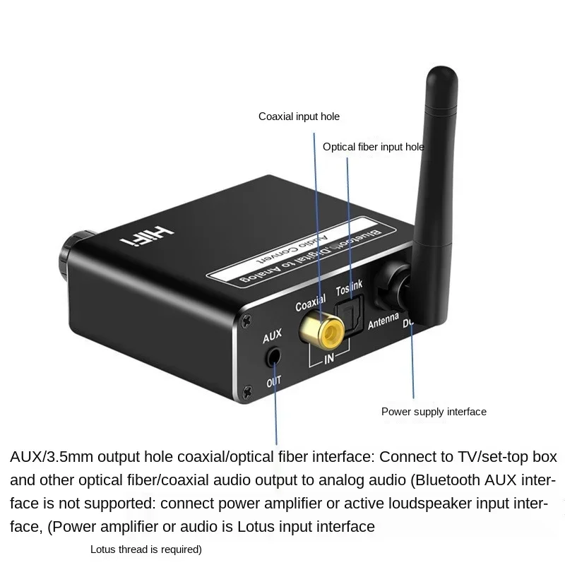 بلوتوث 5.0 جهاز ريسيفر استقبال وإرسال الصوت AptX HD LL الكمون المنخفض CSR8675 محول لاسلكي RCA SPDIF 3.5 مللي متر Aux جاك للتلفزيون الكمبيوتر سيارة