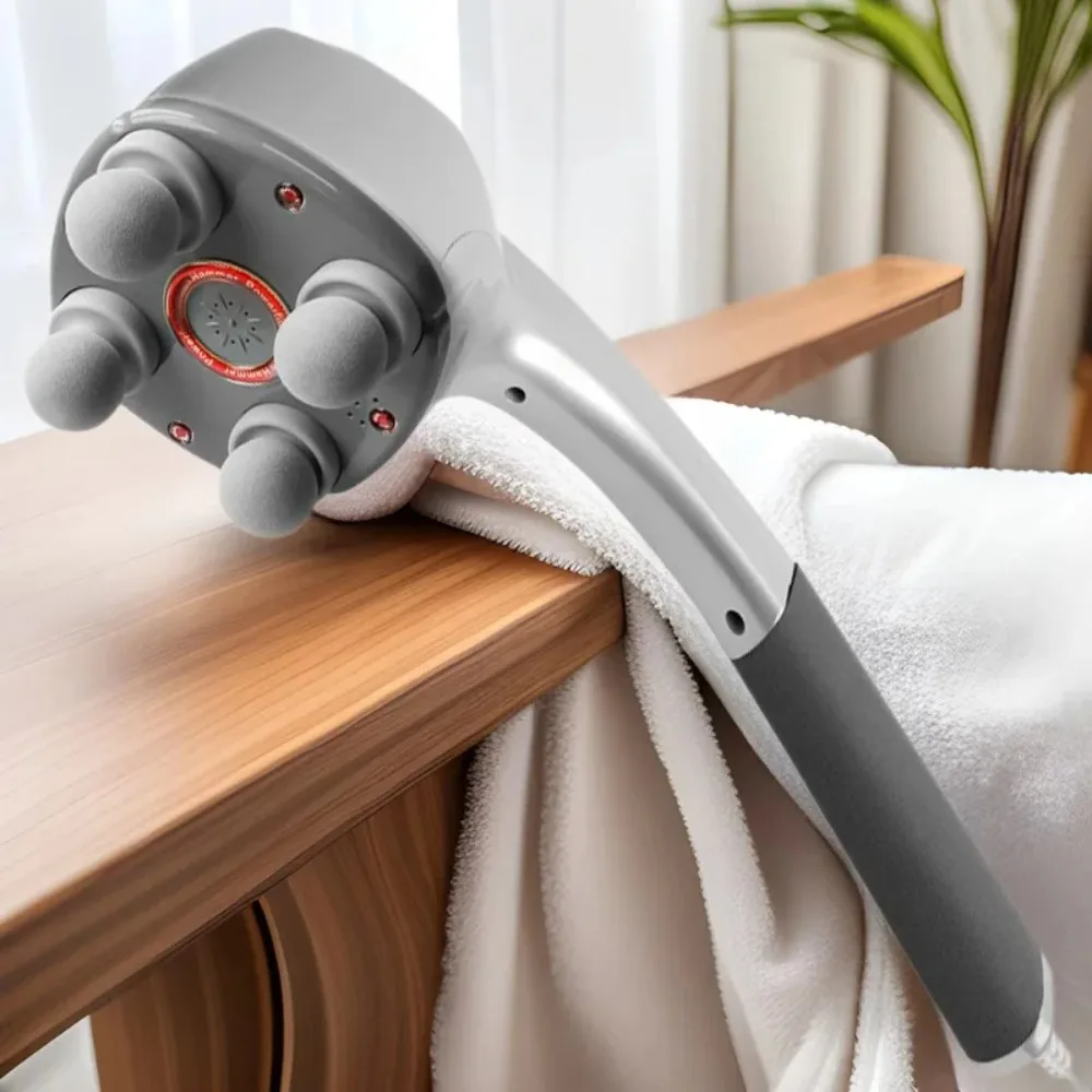 Handheld Massager Back Beater Electric Plug-in Model High-power Four-head Muscle Relaxation Massager Machine