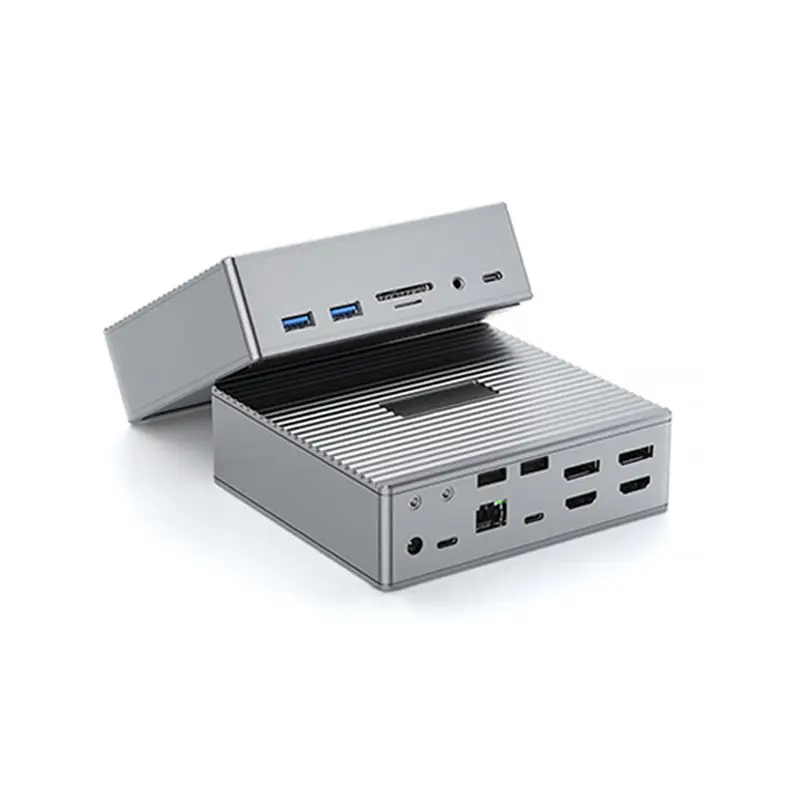 

USB3.2 Док-станция-концентратор с быстрой зарядкой для HDMI Gigabit Ethernet PD TF/SD Card Reader для компьютеров Новый и на складе
