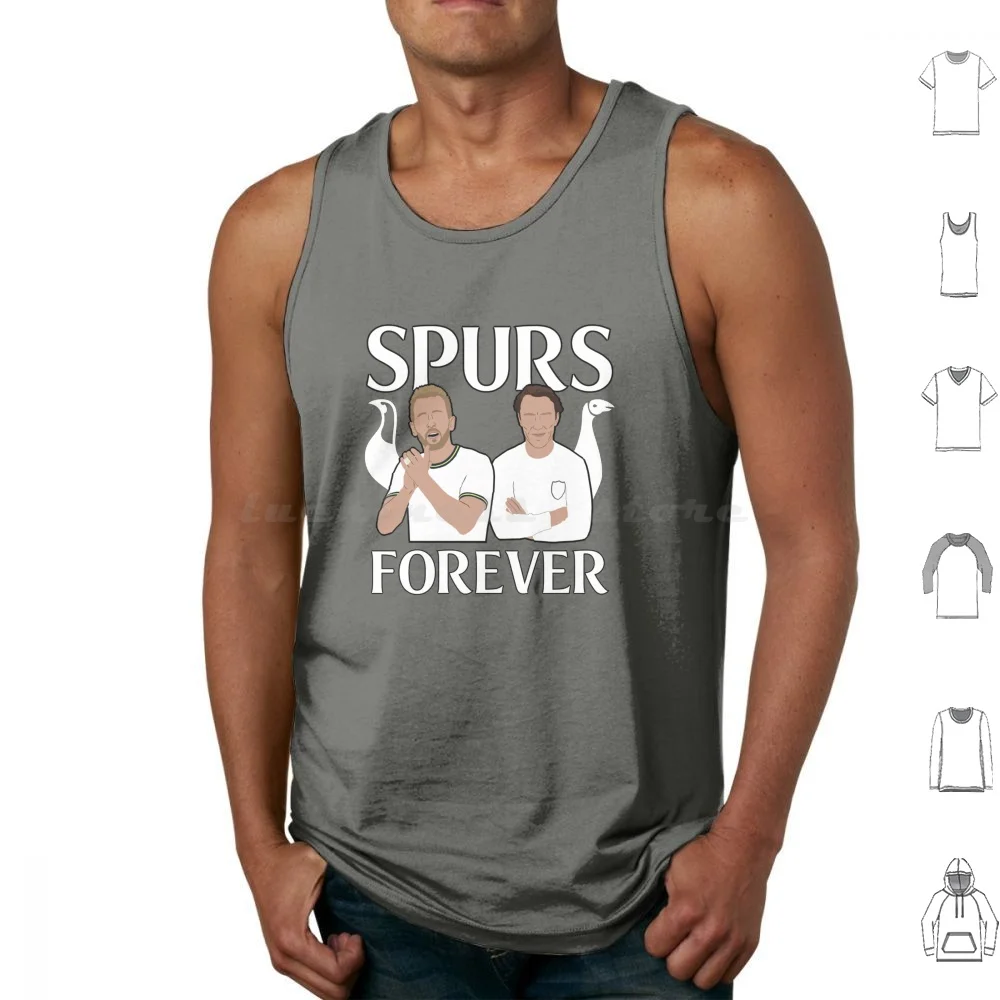 Harry & Jimmy Greaves Spurs Forever Tank Tops Vest Sleeveless Spurs Coys Harry Greaves Jimmy Greaves Football Soccer