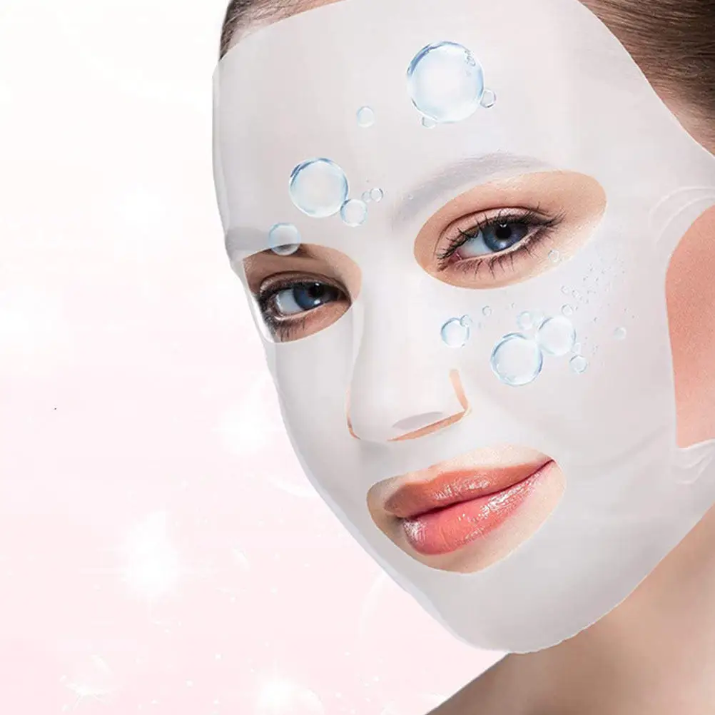 5Pcs Reusable Silicone Mask Covers for Facial Masks Moisture Retention Comfortable Soft Skin Care Accessory Portable Non-Skid