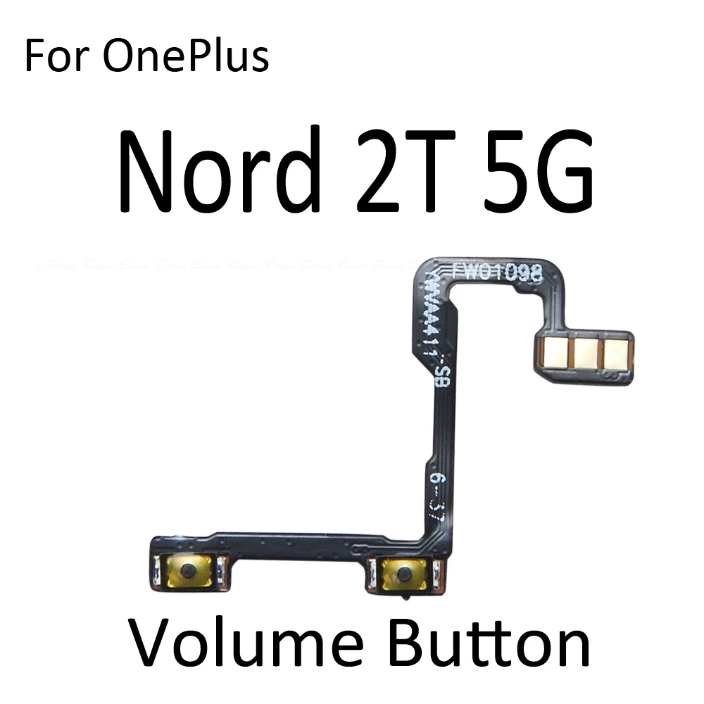 For OnePlus Nord 2 2T 5G Side Power ON OFF Volume Camera Key Button Switch Flex Cable Ribbon Replacement Repair Parts