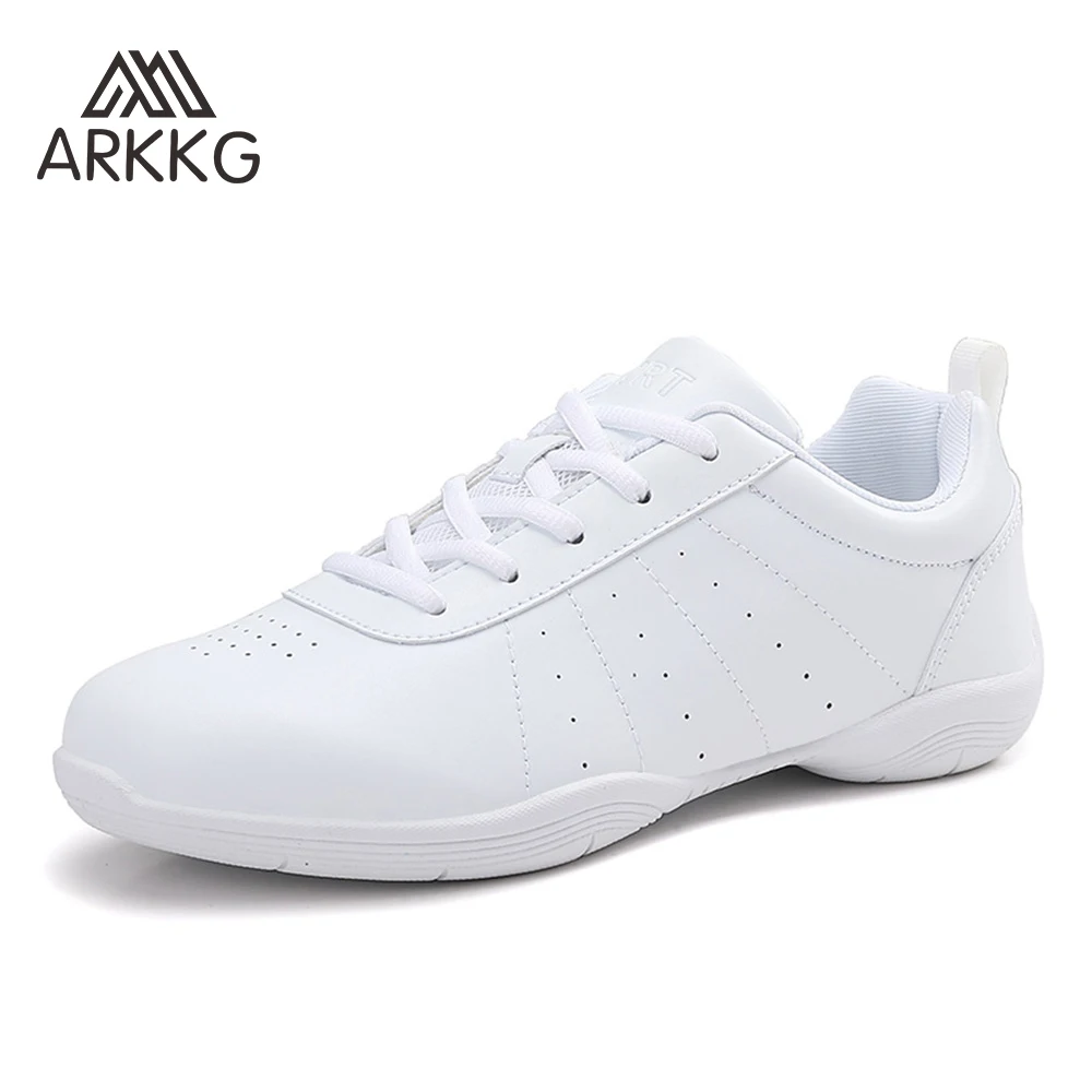 ARKKG Girls Cheerleading Shoes Youth Dance Shoes Competition Aerobics Shoes Fitness Shoes Tennis Sneakers Women\'s Cheer Shoes