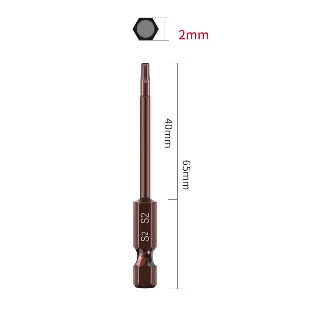 High Quality Screwdriver Bits Electric Drill Bit Screw Driver Tools 1/4inch Alloy Steel Electric Drill Hex Head