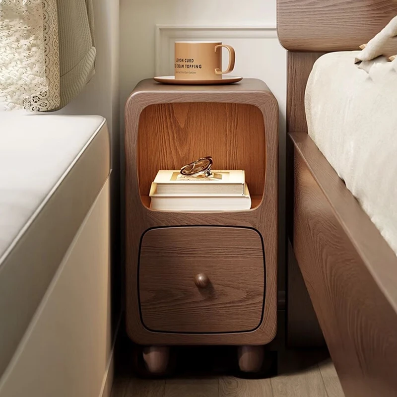 

Girl Cute Nightstand Minimalist Woman Space Saving Luxury Bedside Table Modern Decoration Mesitas De Noche Furniture Bedroom